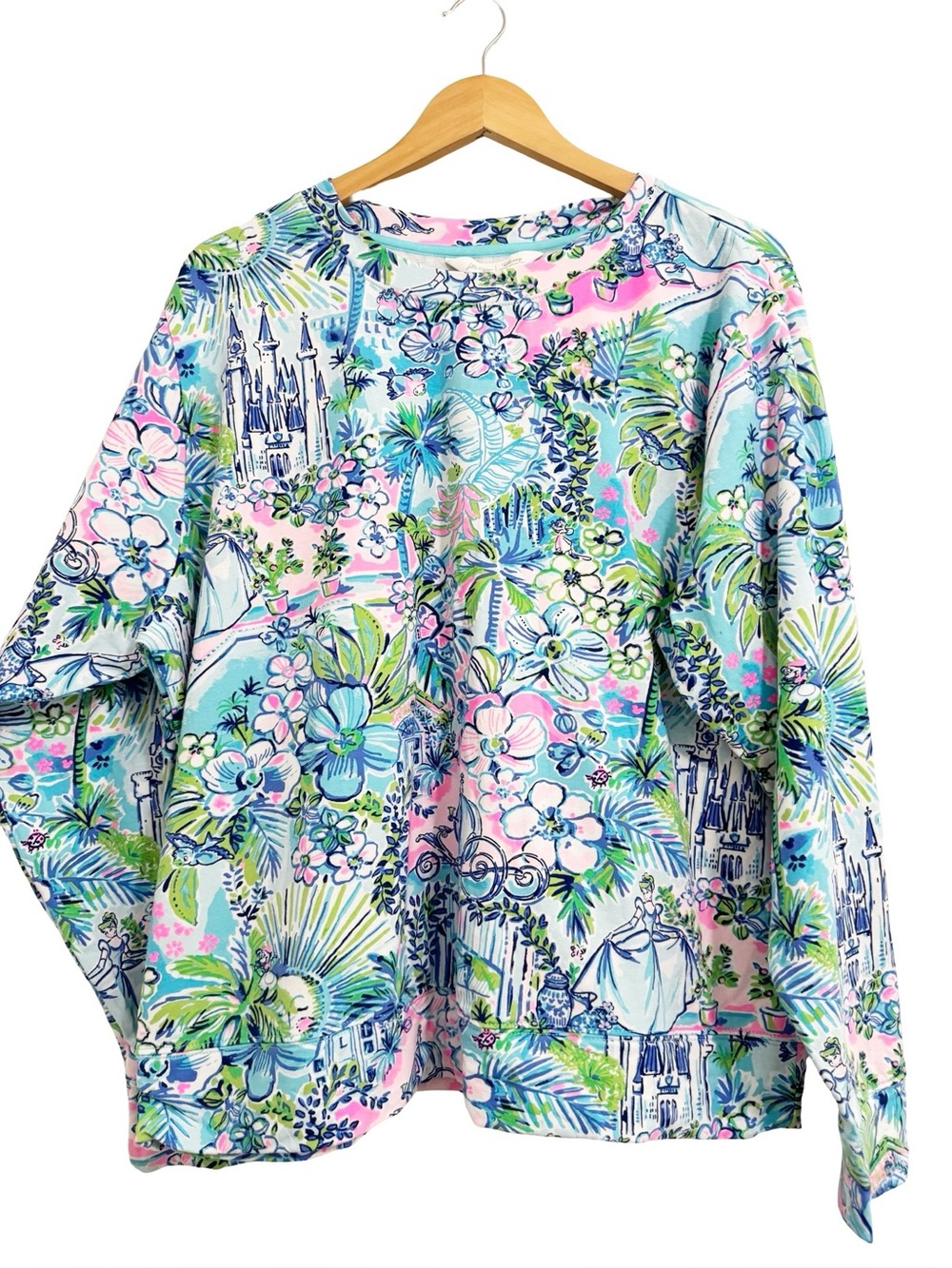 Lilly Pulitzer Disney Cinderella 2025 Ballad Sweatshirt Pullover XL